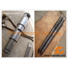 Bimetallic Conical Twin Screw and Barrel for PVC Profile
